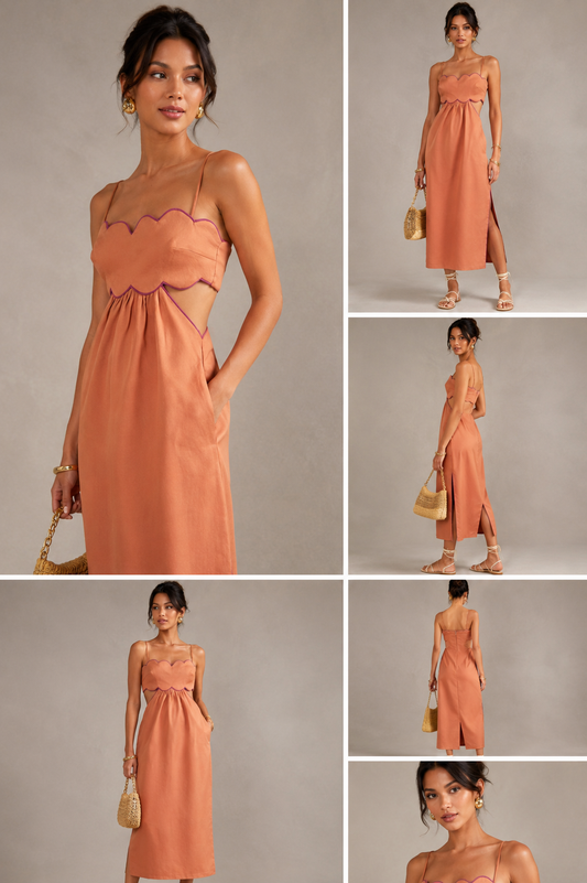Peach Pop Dress