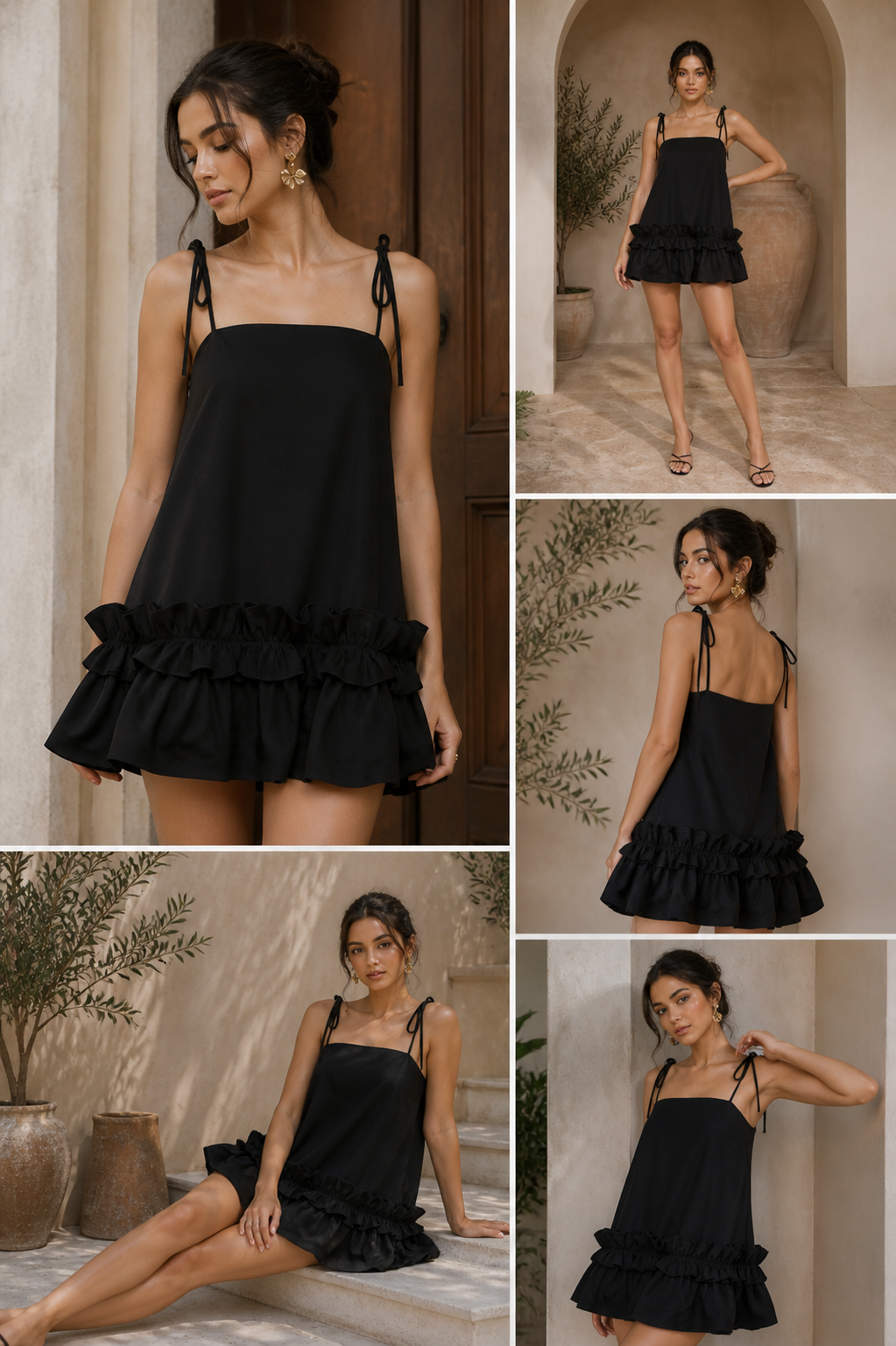 Midnight Flare Mini Dress
