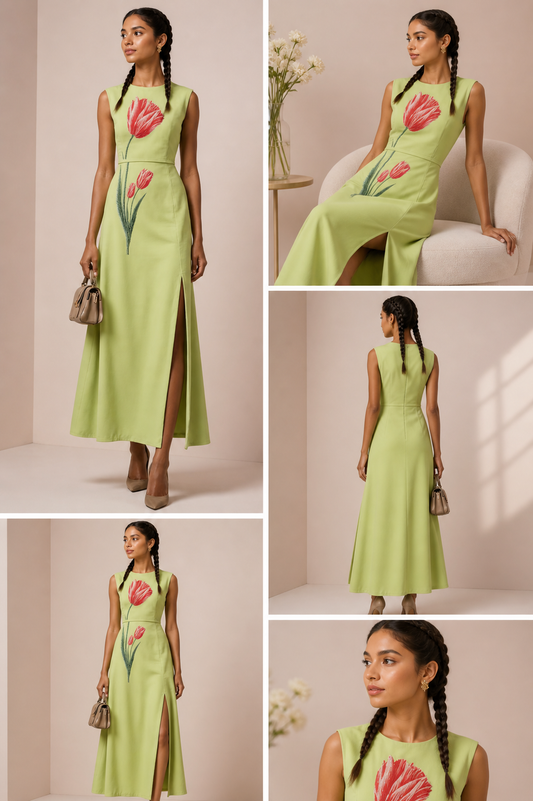 Tulip Grace Midi Dress