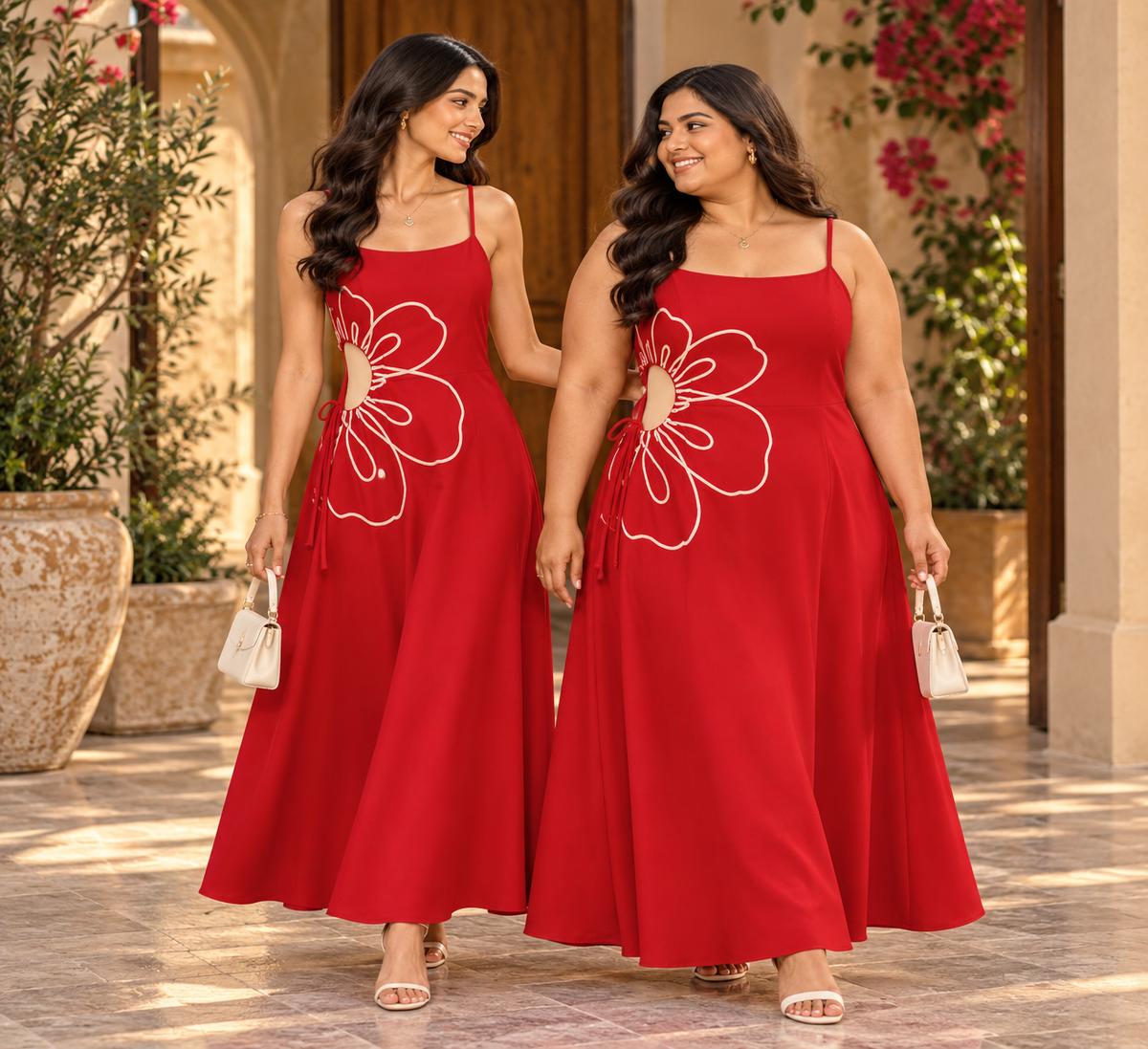 Scarlet Petal Dress