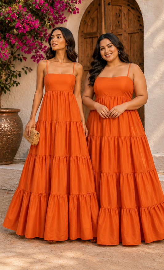 Sunset Breeze Tiered Dress