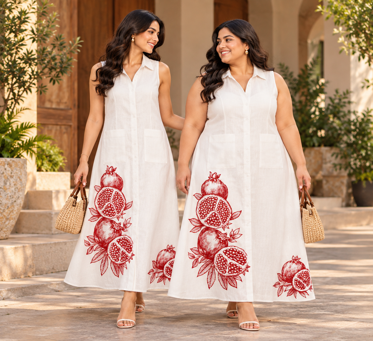 Pomegranate Muse Dress