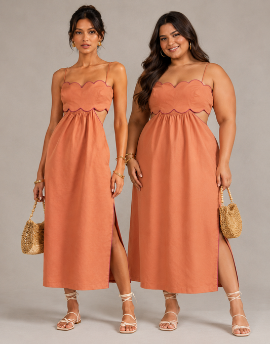 Peach Pop Dress