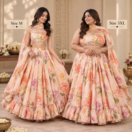 Gulabo Garden Lehenga